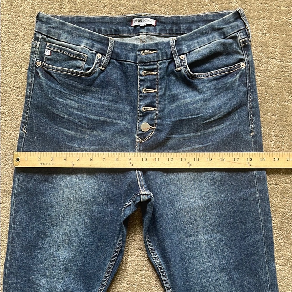 Dear John Tall Women’s Button Up Jeans Blue Flare Wide Leg Jeans Size-W31 X L32 - Picture 7 of 14
